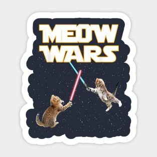 Meow Wars Sticker